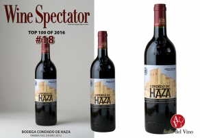 Condado de Haza, Top 100 de Wine Spectator&nbsp;
